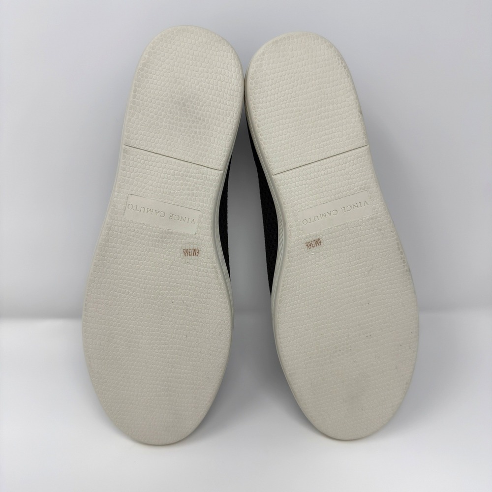 Vince Camuto Cabreli Black Knit Slip On Sneakers Womens 6M Washable Shoes - Picture 6 of 8